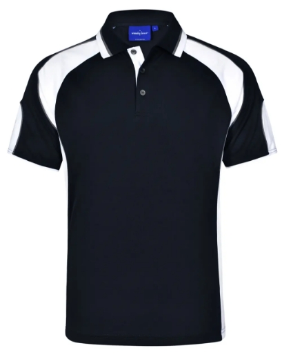 Picture of Winning Spirit, Mens Cooldry Contrast Polo w Panels